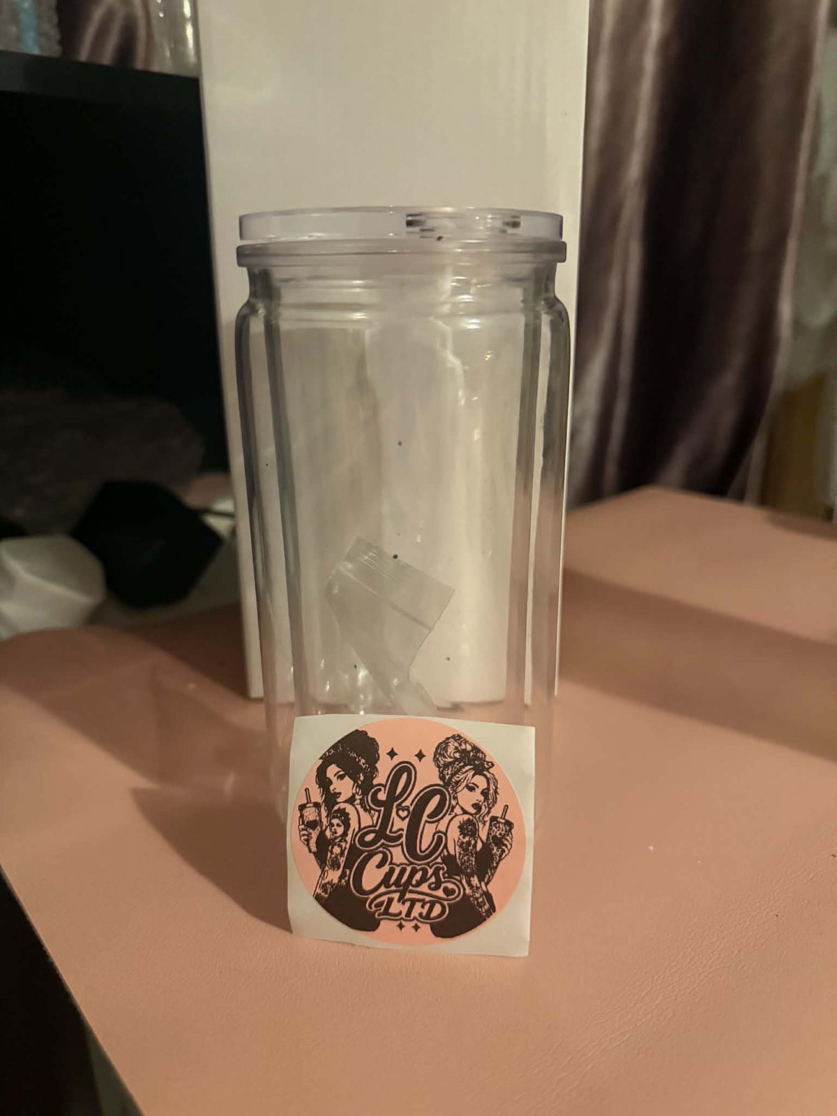 Personalised 16oz Tumbler – Handmade Glitter & Snowglobe Options, Read Description